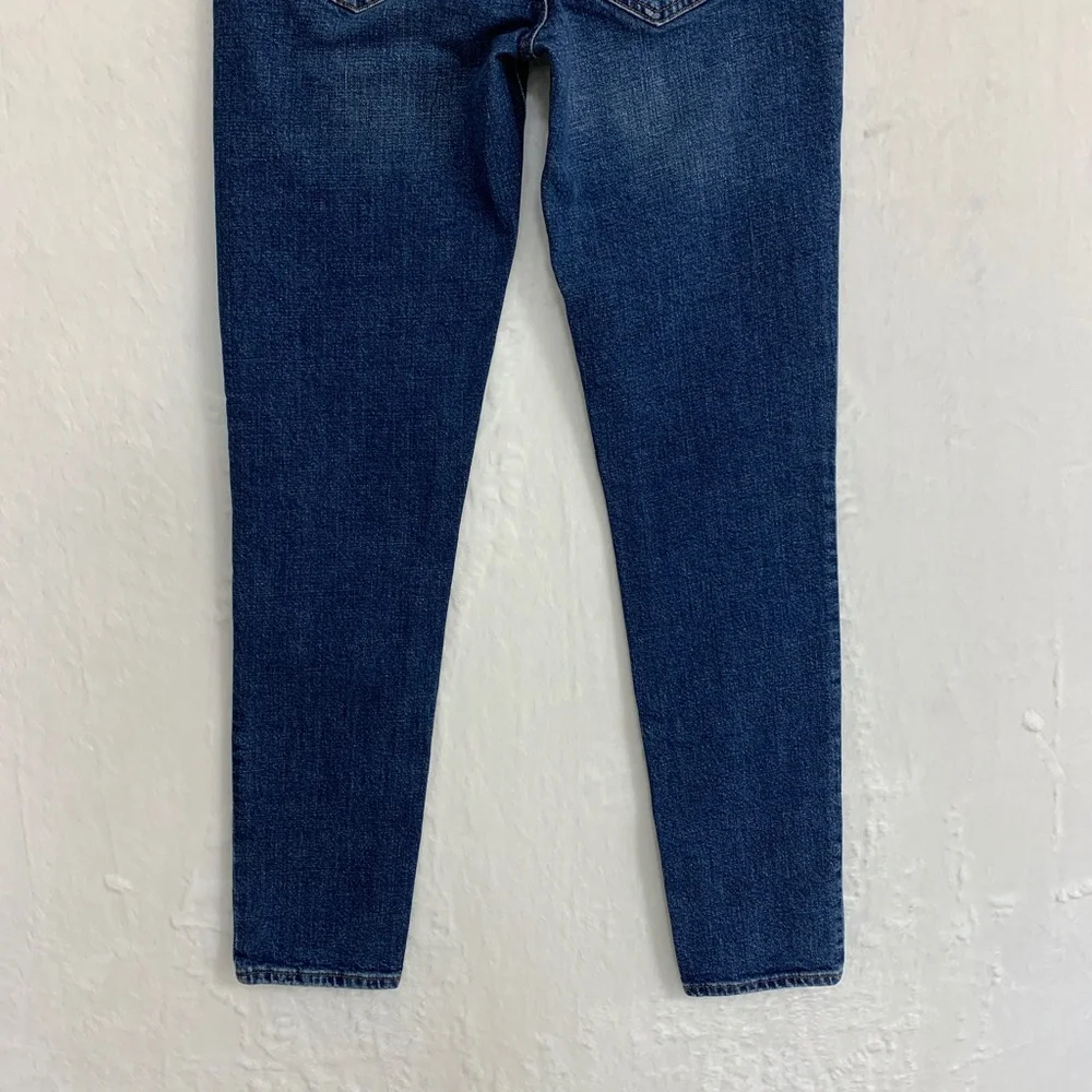 Frame Le Garcon Mid-Rise Boyfriend Jean in Othello Sz 25